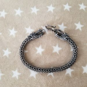 sterling dragon bracelet (a)